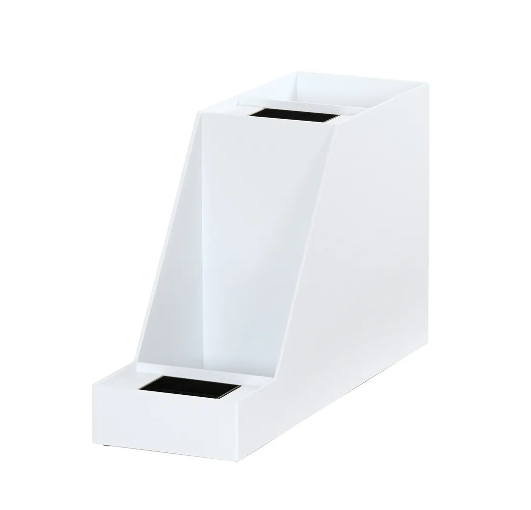 Cal-Mil 360-2-15 Stand, White, 7.5"W x 23.5"D x 15.25"H, 2 Airpots + 2 Drip Trays