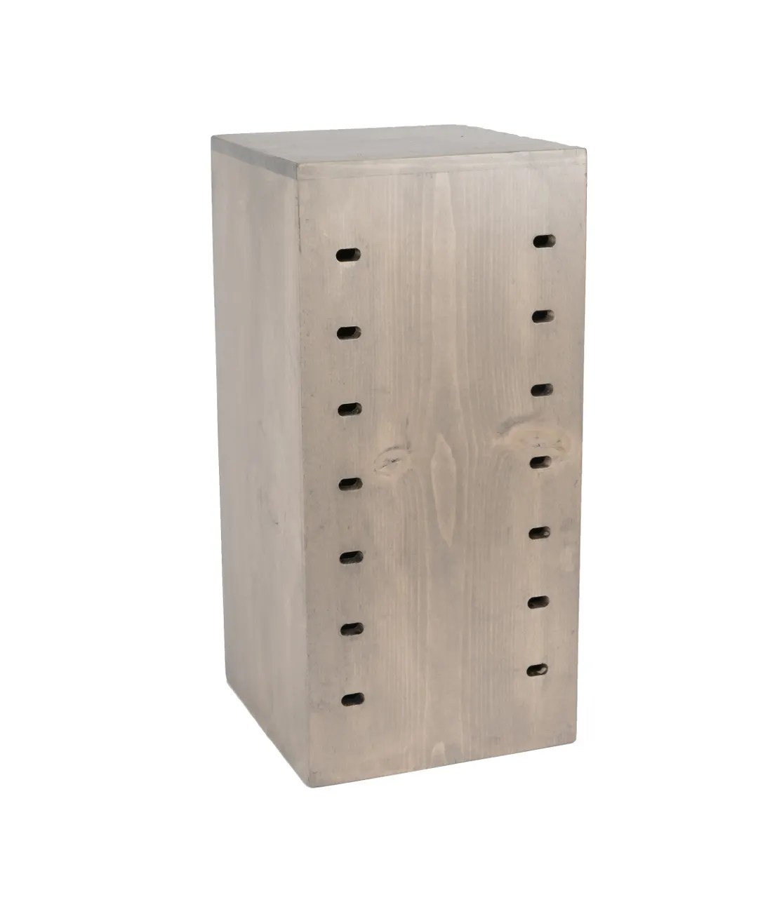 Cal-Mil 3627-110 Aspen Crate Riser, 9" X 9" X 18"H, Has Cutouts To Insert Brackets To Support Shelves