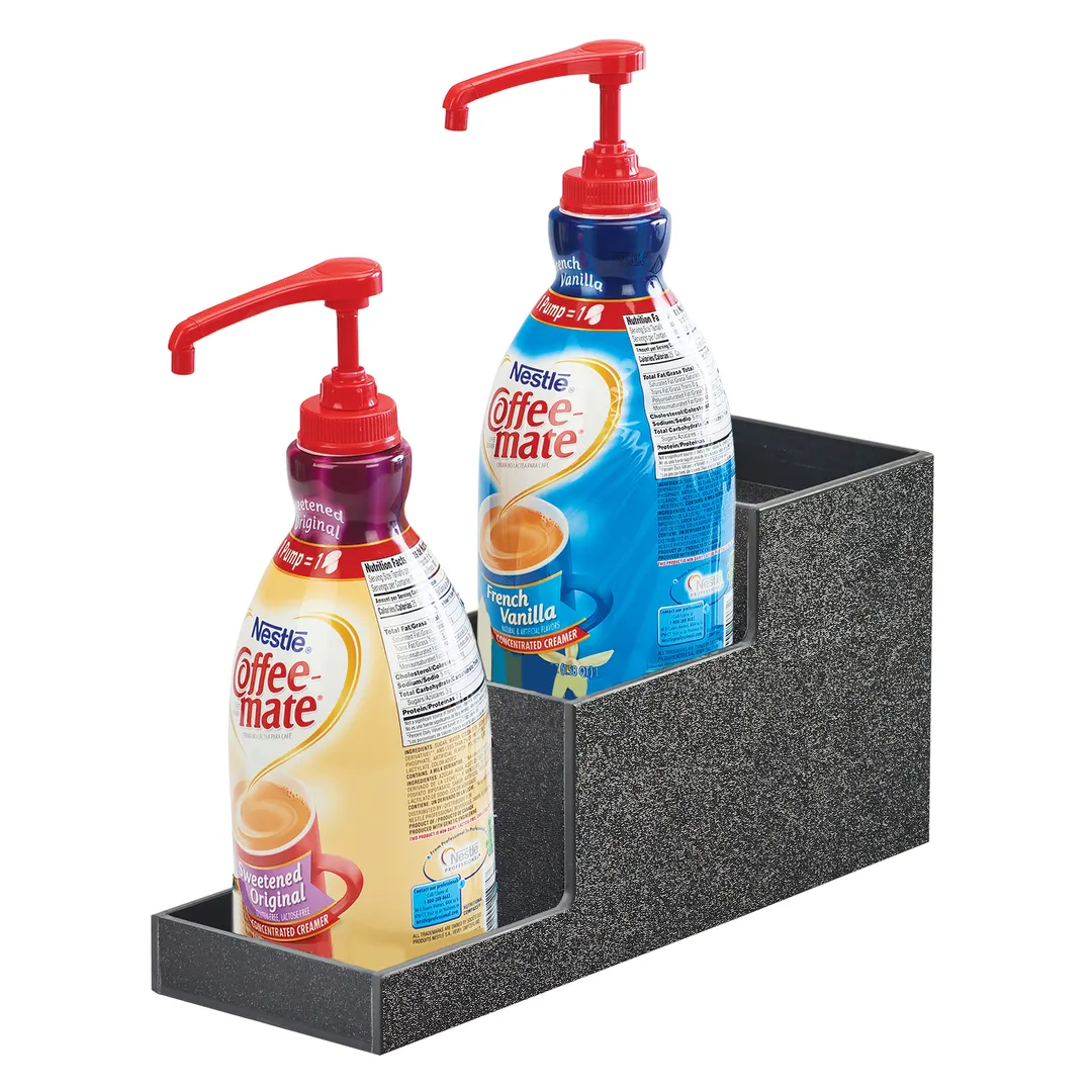 Cal-Mil 3665-13 Bottle Riser, 4.5"W X 14.25"D X 6"H, Rectangular, 3-Tier