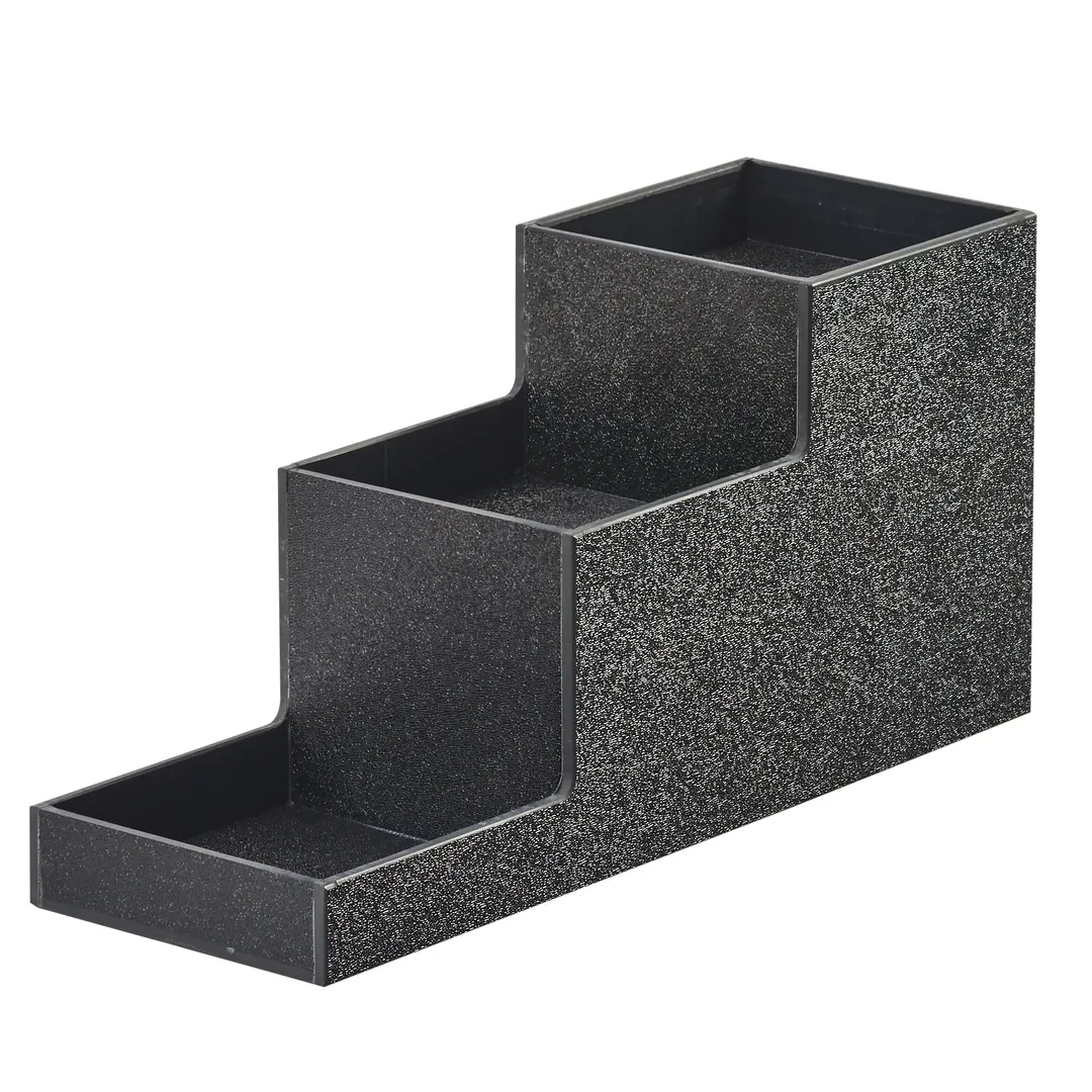 Cal-Mil 3665-13 Bottle Riser, 4.5"W X 14.25"D X 6"H, Rectangular, 3-Tier