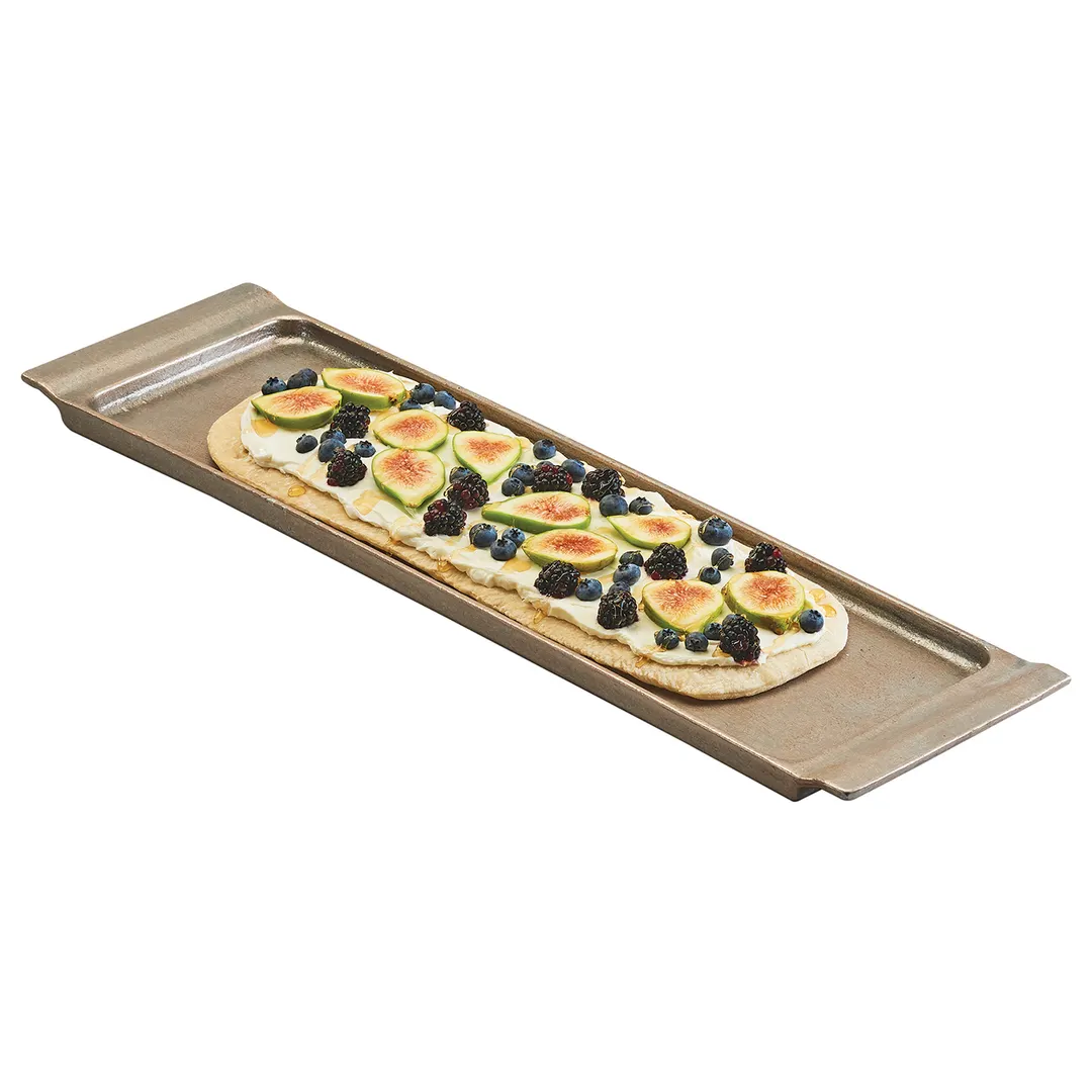 Cal-Mil 3672-623 Cold Concept Tray, 23.5"W X 6.5"D X 1.5"H, Rectangular, Flared Ends