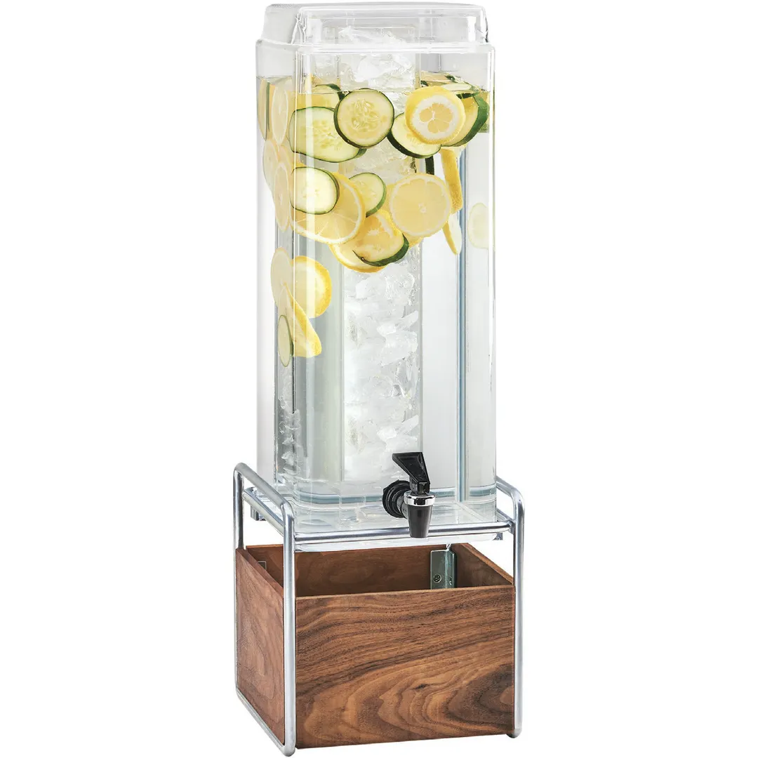 Cal-Mil 3703-3INF-49 3-Gallon Beverage Dispenser, Lid & Spigot, Base, 8-¼"W x 10"D x 24"H