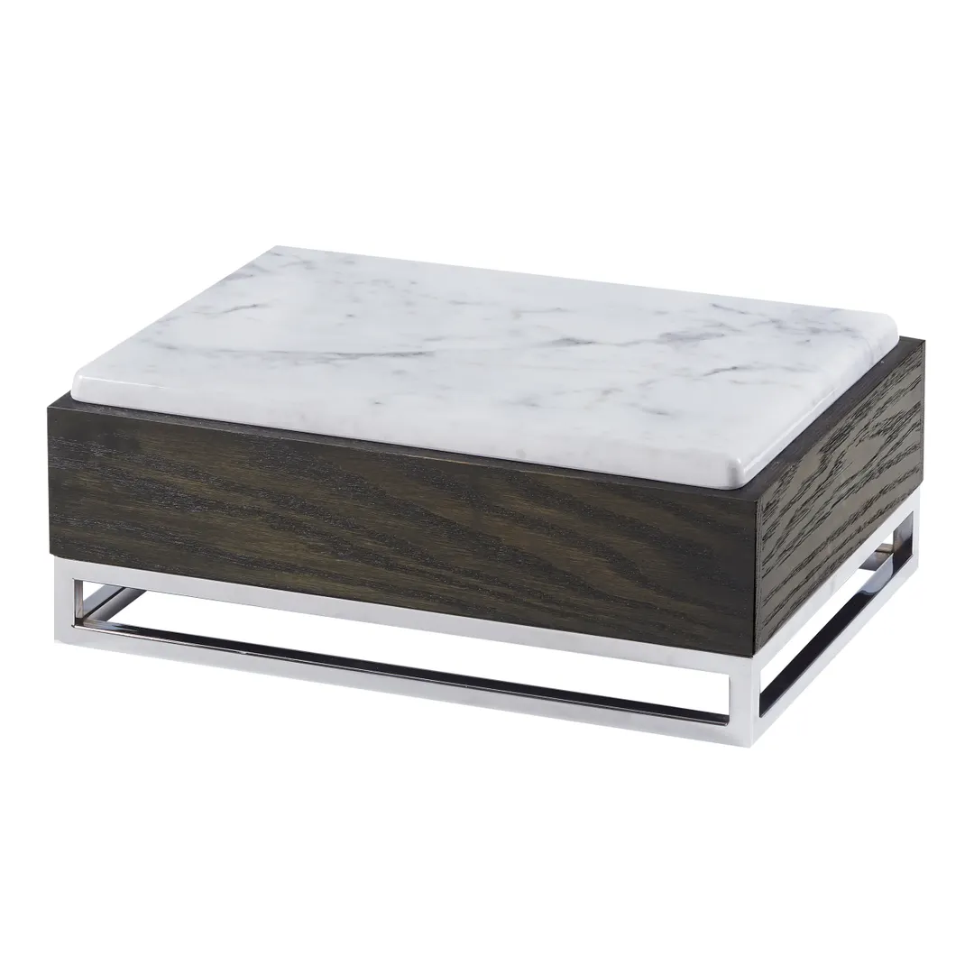 Cal-Mil 3822-6-87 Cinderwood Display Riser, 15"W X 11"D X 6.25"H, Rectangular