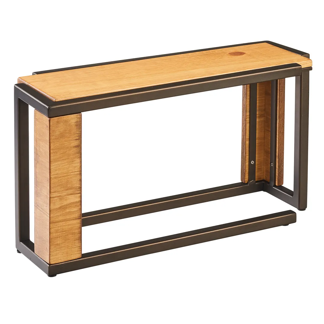 Cal-Mil 3901-11-84 Sierra Display Riser, 20.5"W X 7"D X 11"H, Rectangular, Rustic Pine