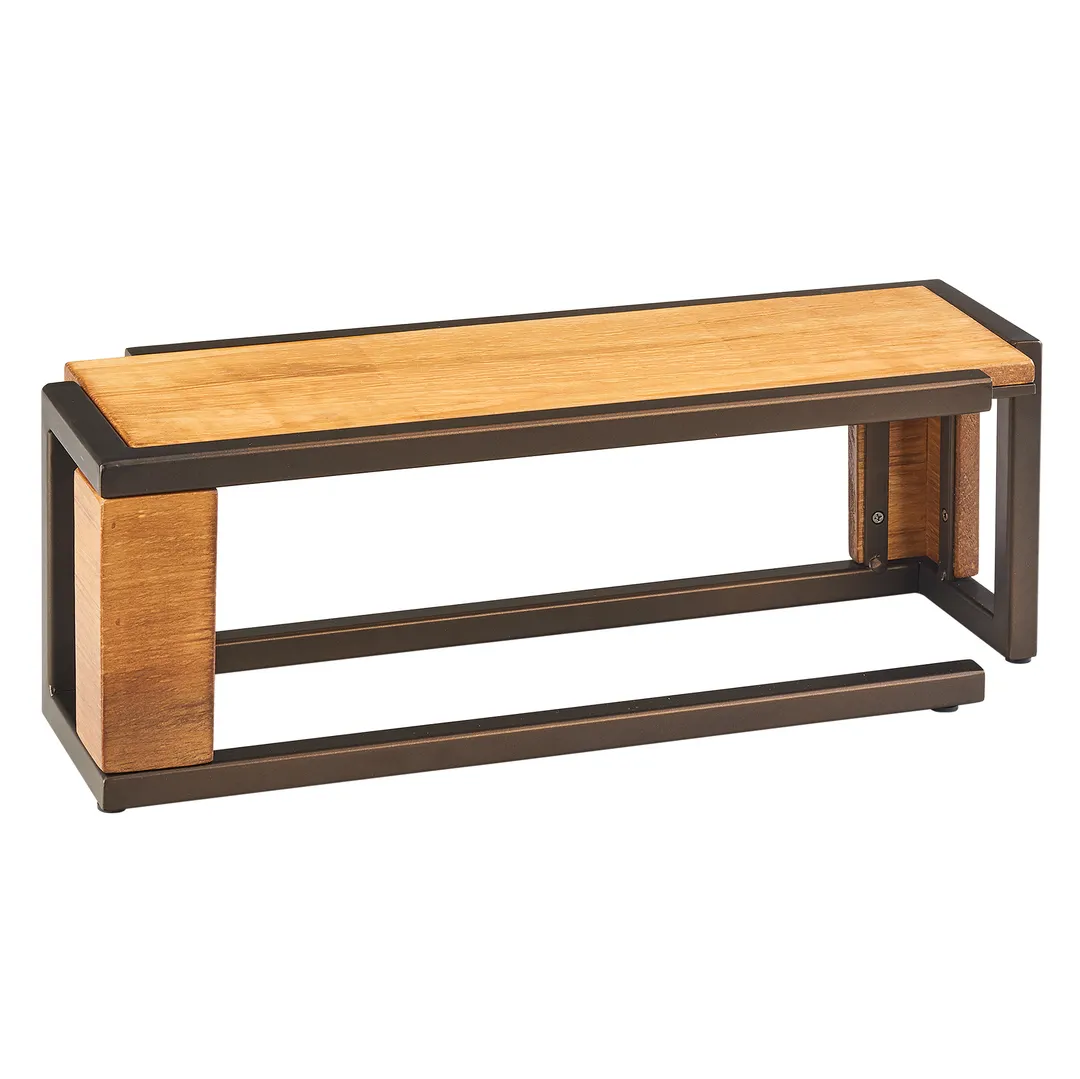 Cal-Mil 3901-7-84 Sierra Display Riser, 20.5"W X 7"D X 7"H, Rectangular, Rustic Pine