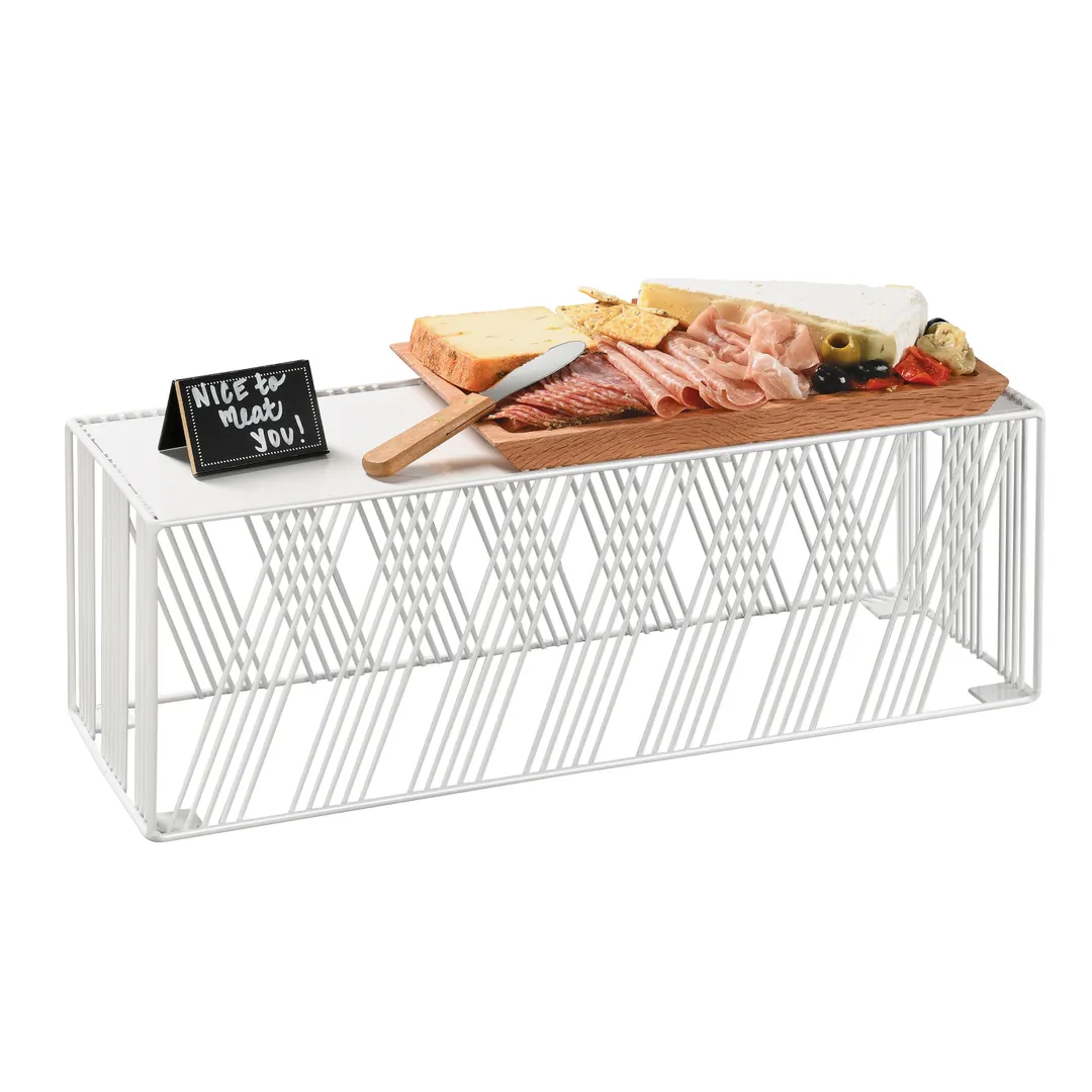Cal-Mil 4103-7-15 Portland Riser, 20.25"W X 7"D X 7"H, Rectangular, White