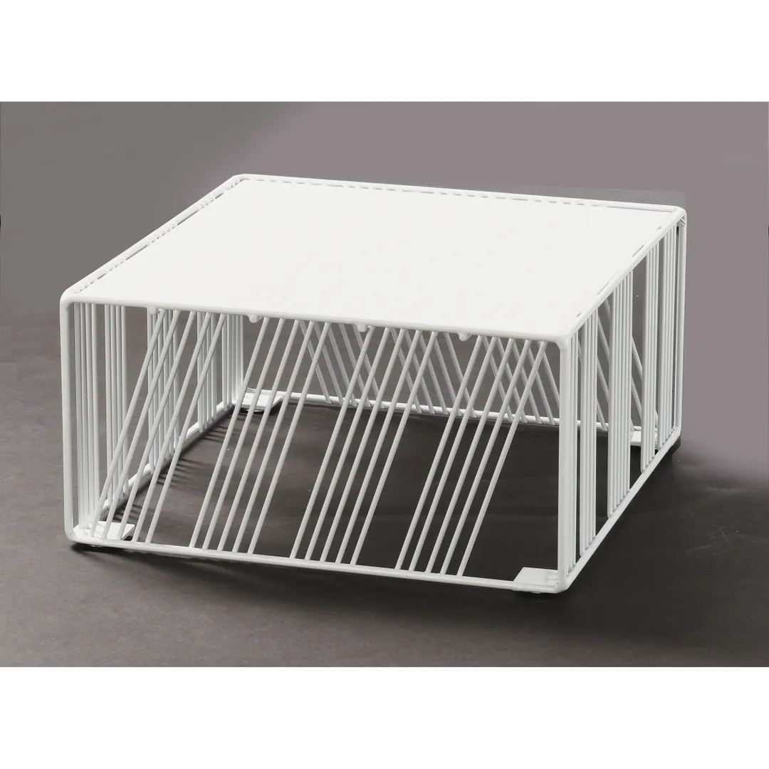 Cal-Mil 432-6-15 Portland Riser, 12"W X 12"D X 6", Square, Removable Bread Board Top