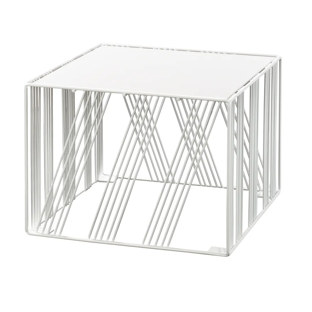 Cal-Mil 432-9-15 Portland Square Display Riser 12"x12"x9" White Base, BPA‑Free, 1‑2 Step Adjustable