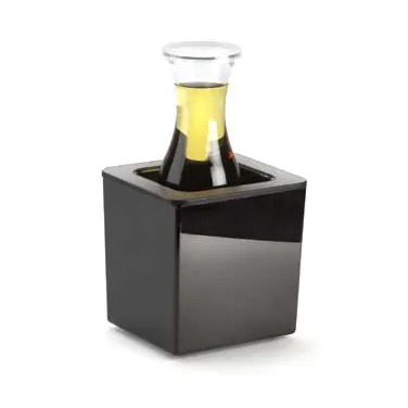 Cal-Mil 475-6-15 Ice Housing, 6" W x 7" D x 7" H White Melamine with Removable Polycarbonate Pan