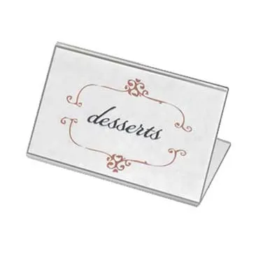 Cal-Mil 509 Classic Display Easel, 3.5" X 2"H, Clear Acrylic