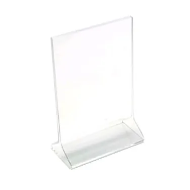 Cal-Mil 532 Classic Display Card Holder, 4" X 6"H, Standard, Clear Acrylic