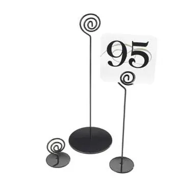 Cal-Mil 661-9-13 Number Stand, 2"W X 9"H, Black Powder Coated Wire
