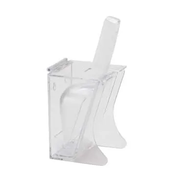 Cal-Mil 789 Scoop Holder - 4.5" W x 4" D x 10" H PC, Hinged Lid, Drip Tray, Fits Scoop 1029-6