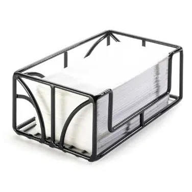 Cal-Mil 808-13 Paper Towel Holder, Tabletop, 10"W X 6"D X 4"H, Black Powder Coated Wire
