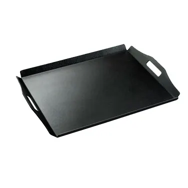Cal-Mil 930-1-13 Room Service Tray, 22½" x 17" x 1" ABS Plastic, Black, Handles, Fits Pan/Tray Racks