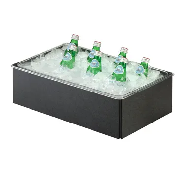 Cal-Mil BH4618-13 Beverage Ice Housing, 18" x 26" x 6" Plastic, Scratch-Resist Collapsible Laminate