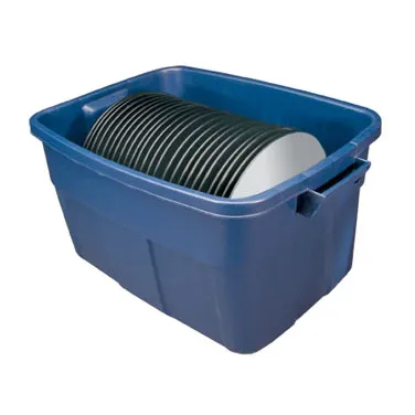 Cal-Mil GT1288 Mirror Tray Kit – 12" Dia x 1/4" H Glass Mirror, Scratch‑Resistant, Bin, 24/Case
