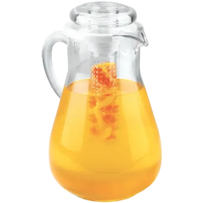 Cal-Mil JC102 Gourmet Pitcher, 3/4 Gallon Capacity, 11" Diameter, Removable Ice Chamber/Infusion Chamber