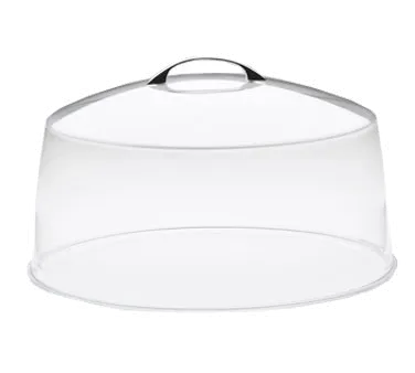 Cal-Mil P302 Cake Cover - 12" Diameter x 6" Height Round Clear Acrylic, BPA-Free Plastic