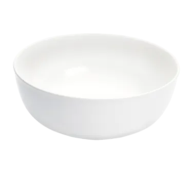Cal-Mil SR851 - 7 Qt White Melamine Bowl, 13" Dia x 5" H, Heat‑Resistant to 212°F, Dishwasher Safe