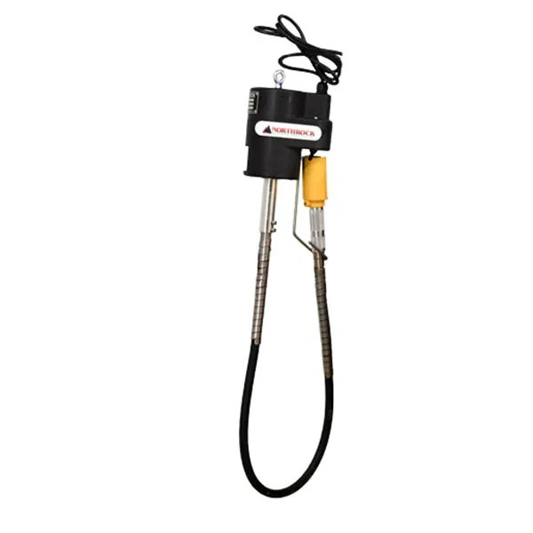 Omcan USA 45357 Electric Fish Scaler - 5' Shaft, 1/3 HP 110V, Tooth Head with Safety Guard,