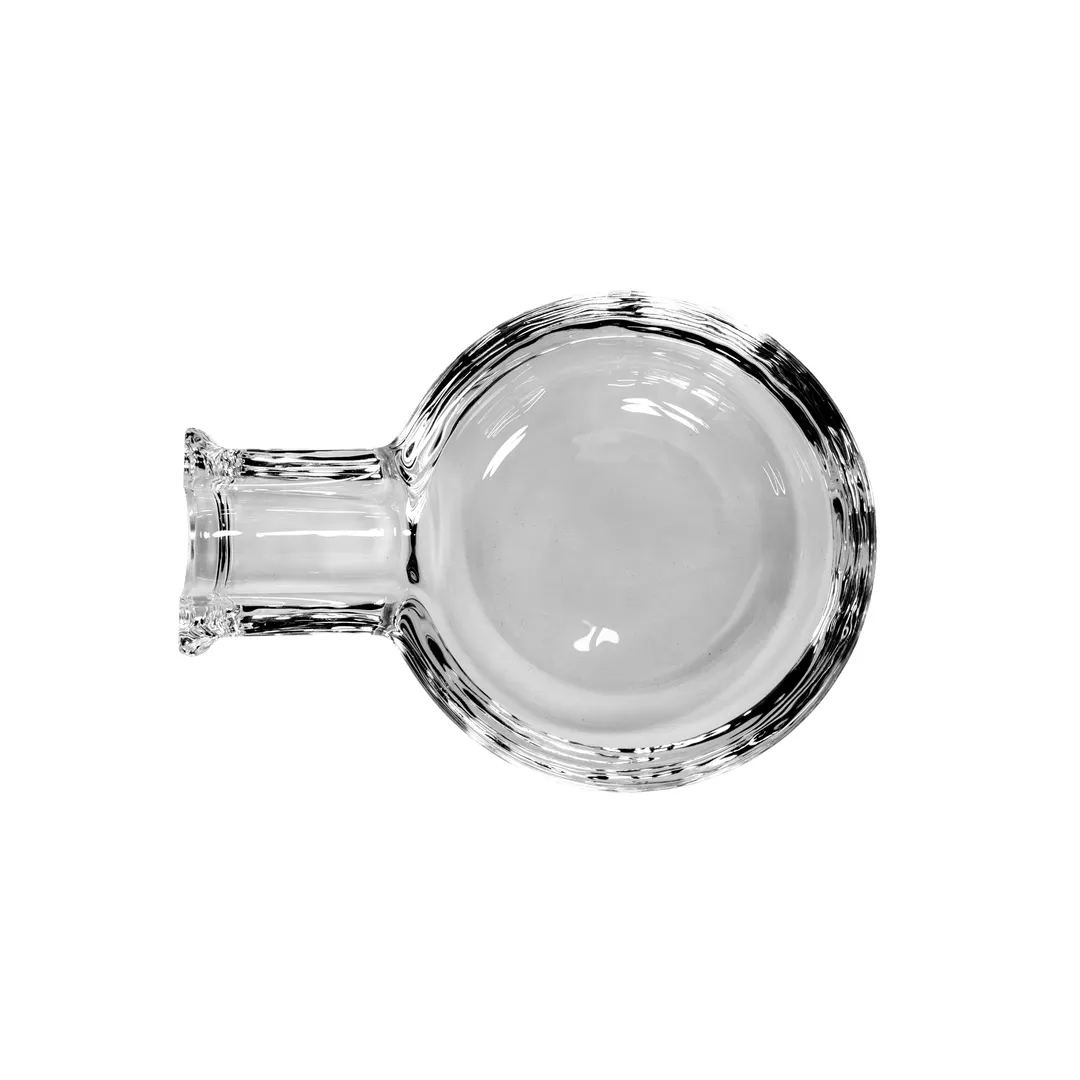 Steelite P24357C Cigar Ashtray, 7" x 5 1/8" x 1 1/2" Clear Nude, Tabletop Accessory - 6/Case