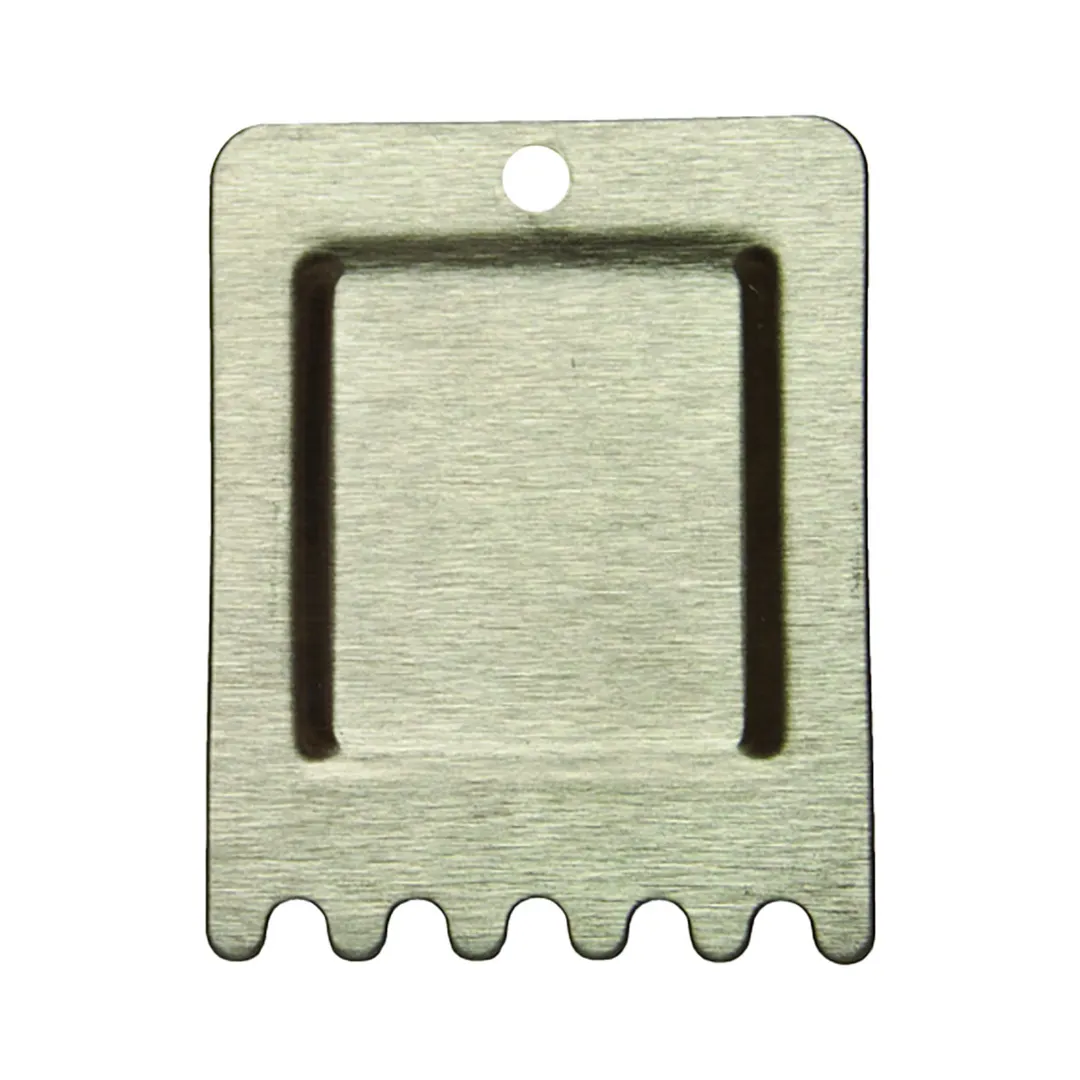 Globe PANINI-SCRAPER 4-3/4" Metal Scraper with Grooved Pattern