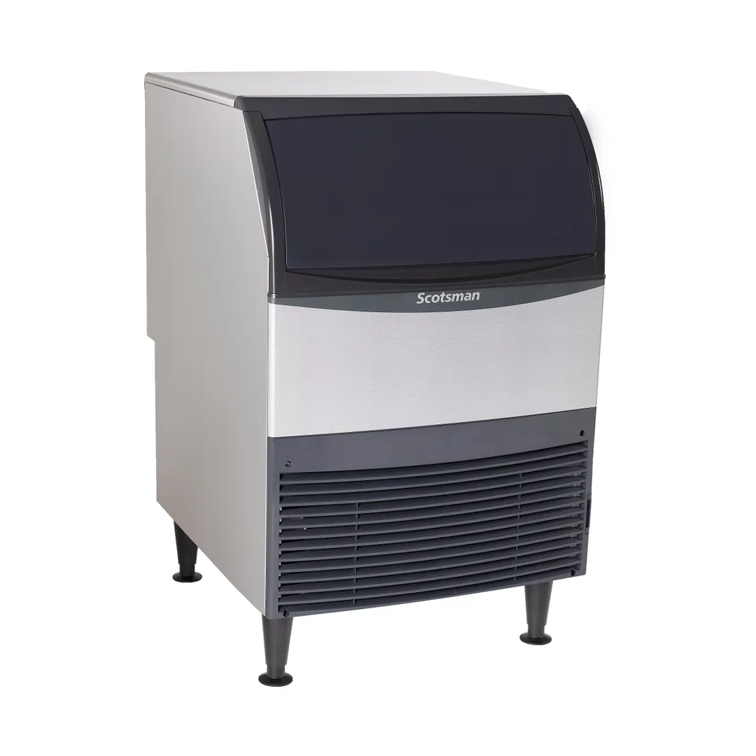 Scotsman UF424WX-1 Flake Ice Maker, 24" Width, 80 lb Bin, 479 lb/24h, Water-Cooled, Stainless, 115V