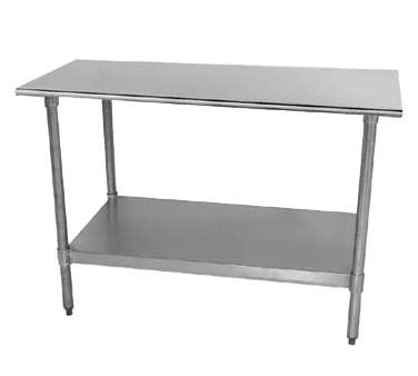 Advance Tabco TTS-302-X 24" Open Base Work Table, Stainless Steel Base / Flat Top - Flyer