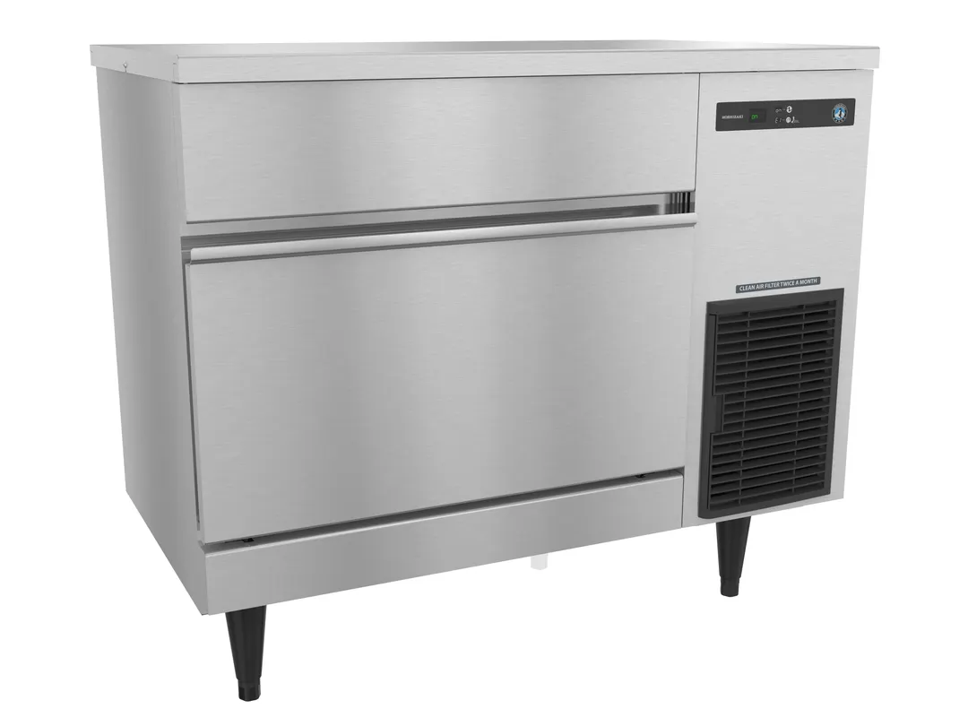 Hoshizaki IM-200BAK Undercounter Cube‑Style Ice Maker, 39½” W, 75 lb Bin, 186 lb/24h, Steel, 115V