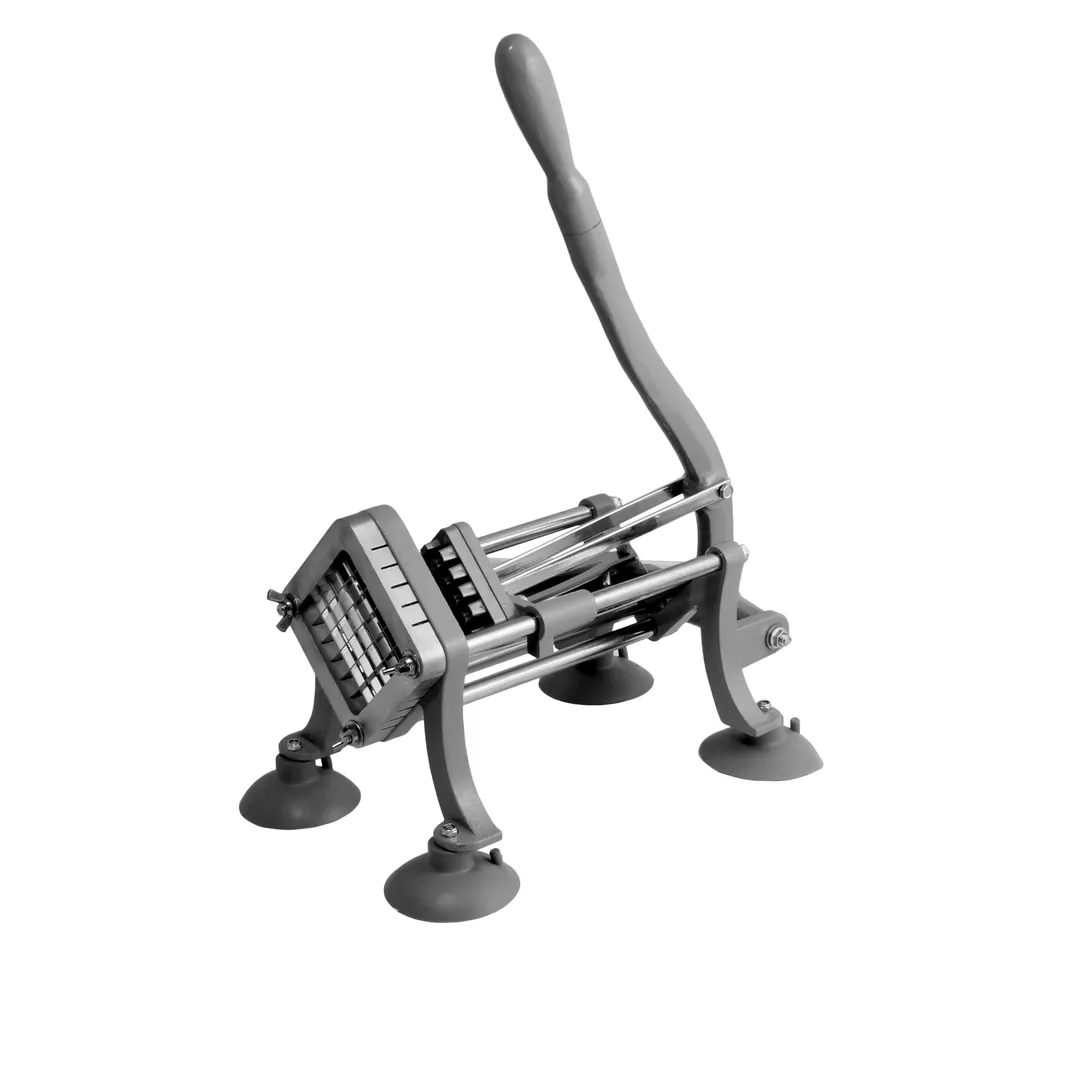Alfa International FF4 - Manual French Fry Cutter, 35 lbs/hr, 3/8"/1/4"/1/2" Die, Stainless Tray, Alum Frame