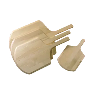 American Metalcraft 2616 Pizza Peel - Rectangular 16" x 17" Wood Blade, 26" Length, Wood Handle