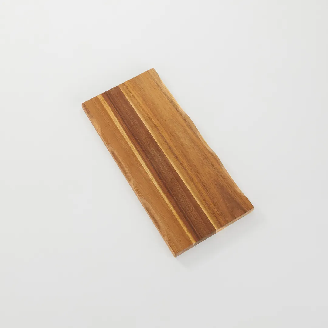American Metalcraft AB189 Serving Board - Rectangular Acacia Wood, 17-3/4" Length, No Handle, Tray