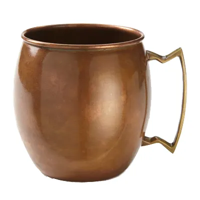 American Metalcraft ACMH - Mule Mug, 14 oz (2-3/4" Dia × 3-1/2" H), Antique Copper, Hammered