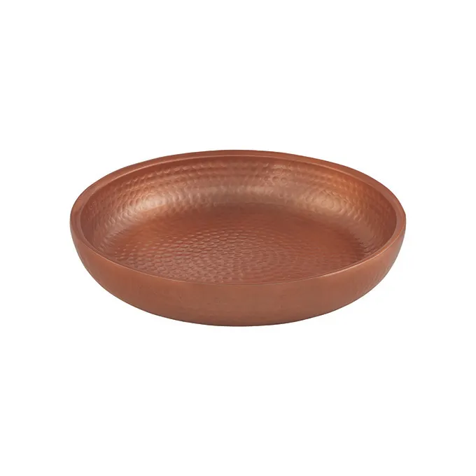 American Metalcraft ADSEAC14 Seafood Tray, 128-oz (4-qt), 14in dia x 2-1/2in H, double-wall copper-finished aluminum