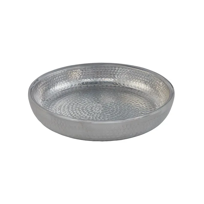 American Metalcraft ADSEAS14 14" Silver Seafood Tray, 128‑oz, 14" dia. x 2½" H, double‑wall aluminum