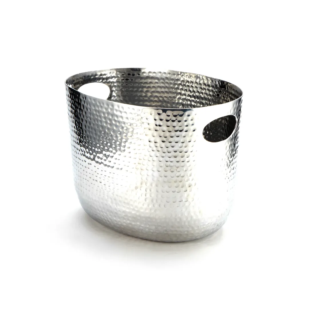 American Metalcraft ATHS9 Beverage Tub 7-3/4 Qt 12-1/4" L x 9" W x 8-3/4" H Hammered Aluminum Silver