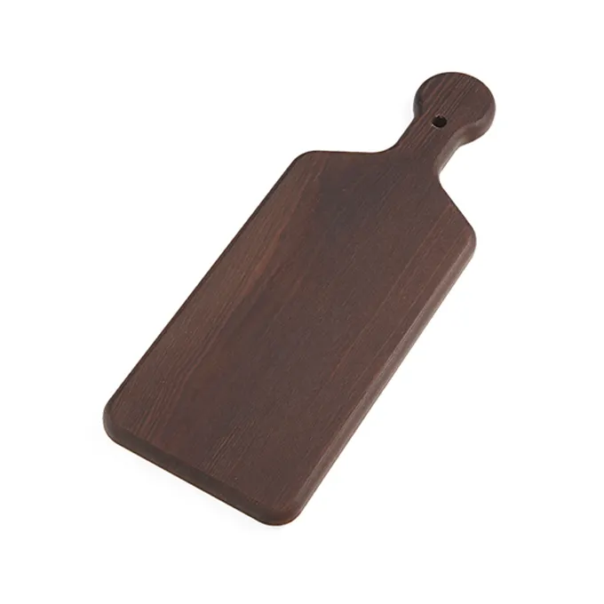 American Metalcraft AWB617 Serving Board, Rectangular Ash Wood, 12" L x 6-1/8" W x 3/4" H, 17" with Handle, Hand Wash
