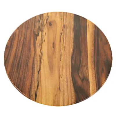 American Metalcraft AWM171 Melamine Serving Board, 17.25" Dia x 1-1/8" H, Acacia Pattern, Naturals™, Round, No Handle