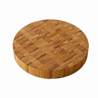 American Metalcraft B10 Round Bamboo Serving Board, 10" Dia x 1½" H, Hand Wash Only, No Handle, Dinnerware Platter