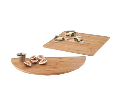 American Metalcraft BAM141 Square Bamboo Platter, 14-3/8" x 14-3/8" x 7/8" Hand Wash Only, Wooden Serving Tray