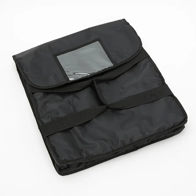 American Metalcraft BLDX2005 Pizza Delivery Bag - 20"x20"x5", Black Nylon, Holds 1-3 Boxes up to 20"