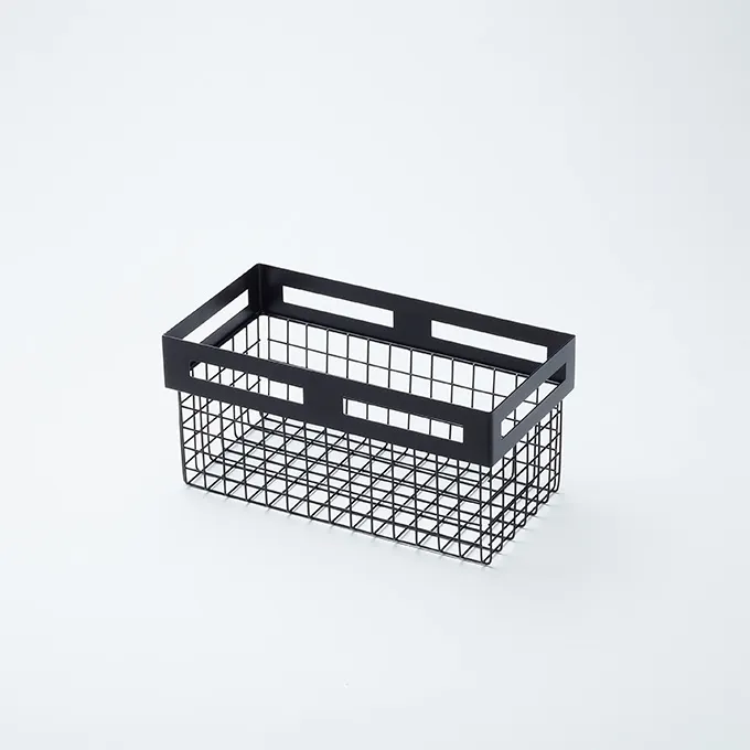 American Metalcraft BNRB126 Twilight Basket, Rectangular Black Metal, 12-1/2" L x 6-1/2" W x 6" H