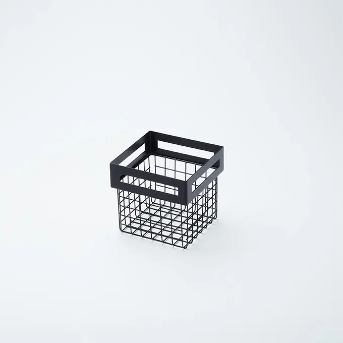American Metalcraft BNRB6 Twilight Basket - Black Metal, Rectangular, 6-7/8" L x 6-3/10" W x 6" H