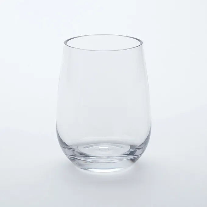 American Metalcraft BPSW20 Stemless Wine Glass, 20 oz Clear Tritan Plastic, Parker Collection Style - Dozen