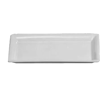 American Metalcraft CER19 Platter 14" L x 7½" W x 2" H Wide Rim Dishwasher Safe Lead Free IS11 Stand