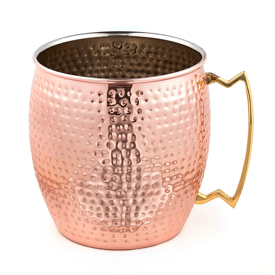 American Metalcraft CM192H Moscow Mule Mug, 192 oz, Copper Hammered, 7½" Dia x 8⅛" H x 9½" W