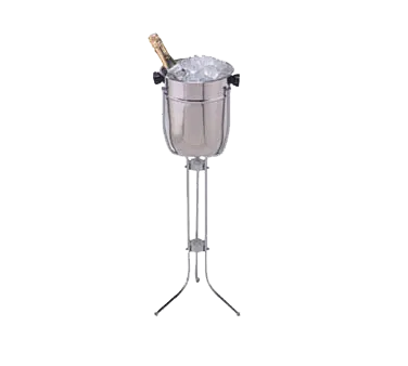 American Metalcraft CS31 Champagne Bucket Stand, 28" Chrome Plated Steel Rods, Chrome