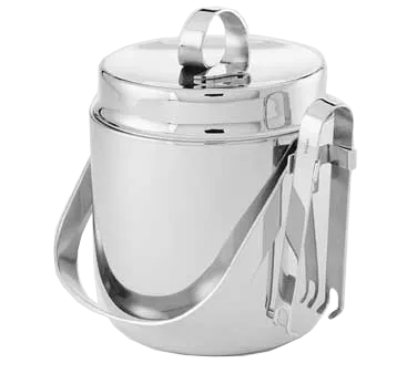 American Metalcraft DWIB40 Top‑Shelf™ Ice Bucket 40 oz 5‑7/8" × 7‑1/2" H, Stainless, DW, Grating