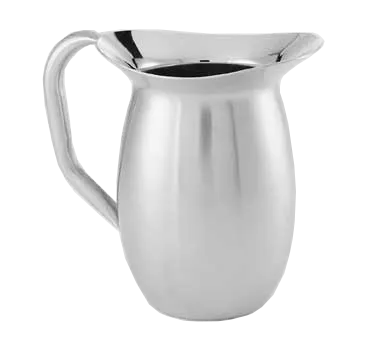 American Metalcraft DWPS44 Pitcher, 44-oz Double-Wall Satin Steel, 4-1/2" Dia x 8-1/8" H, Handle